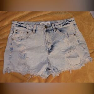 Denim shorts